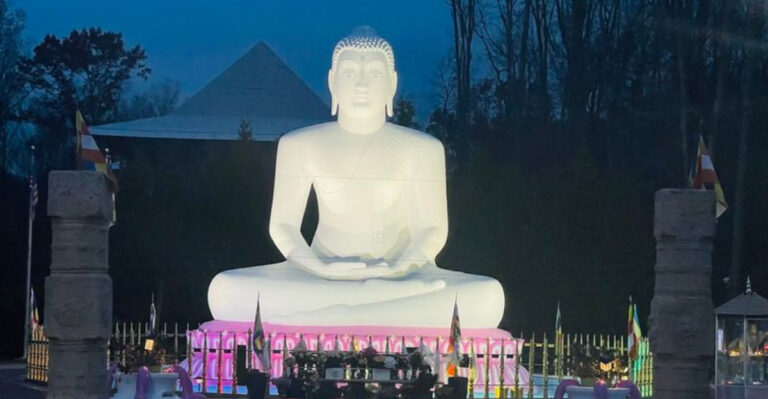 A 30-Foot Buddha Statue Is Watching Over This Quiet New Jersey Town