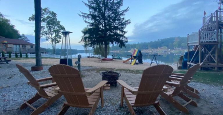 A Private Michigan Lake Retreat Comes With Its Own 50-Foot Water Slide and Total Seclusion