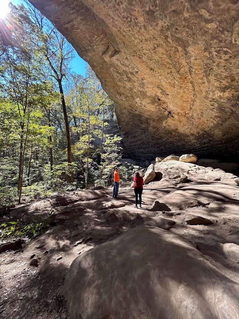 Hawk’s Cave Trail (Ferne Clyffe State Park)