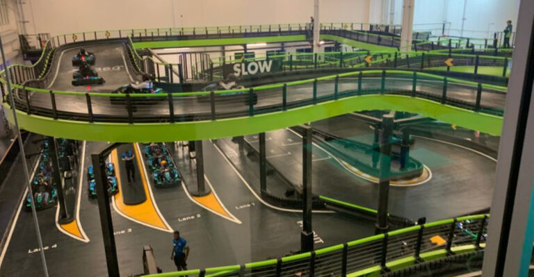 Dare to Race on Texas’s Epic 3-Story Go-Kart Track