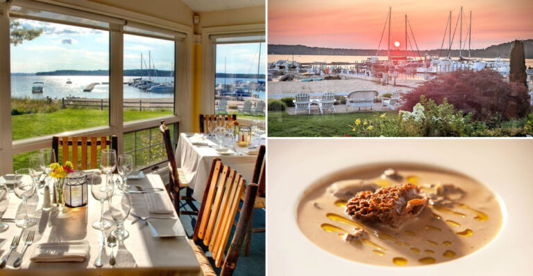 Dinner Comes With Jaw-Dropping Bay Views At This Michigan Restaurant