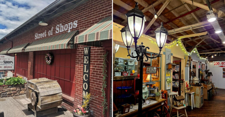 Discover This Indoor Pennsylvania Village Filled With Vintage Treasures
