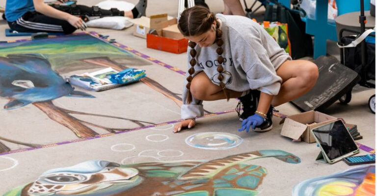 Michigan Sidewalks Become A Giant Canvas At This Vibrant June Festival