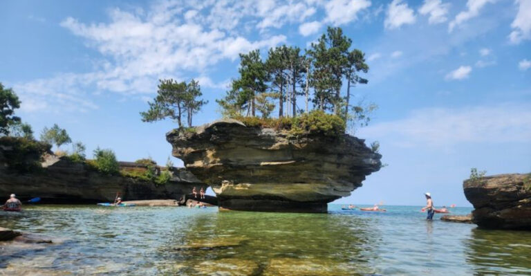 Michigan’s Lake Huron Is Hiding A Gravity-Defying Wonder You Have To See