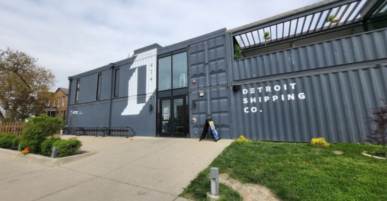 Michigan’s Most Creative Food Hall Might Be This Detroit Gem Built From Shipping Containers
