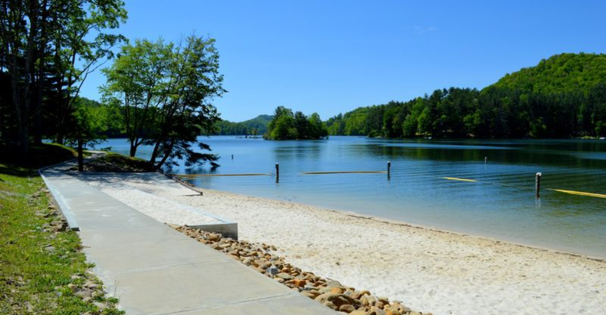 North Carolina’s Most Beautiful Lake Beaches Are Hiding in Plain Sight