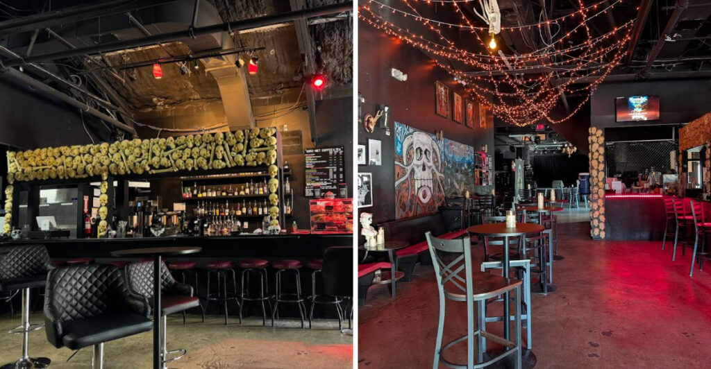 One of North Carolina’s Most Unique Coffee Shops Embraces a Dark Victorian Gothic Style