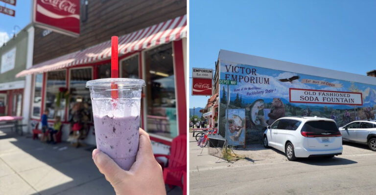 People Drive Across Idaho for the Mouthwatering Huckleberry Shake at This Classic Ice Cream Shop