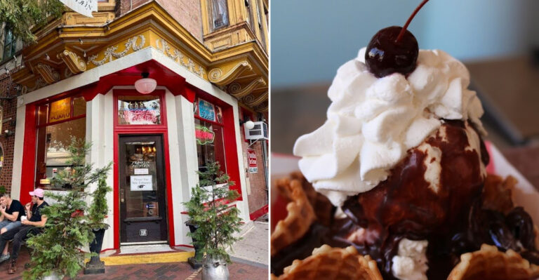 The Best Sundaes in Pennsylvania Are Served at This Delightful Old-Fashioned Ice Cream Shop