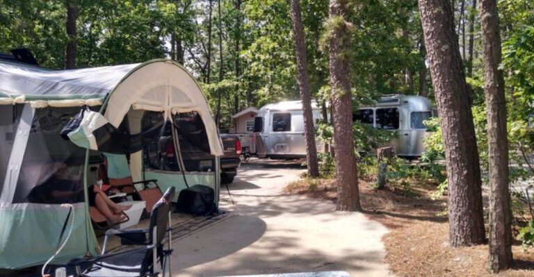 The Enormous New Jersey Campground That Turns Camping Into A Mini Vacation Village