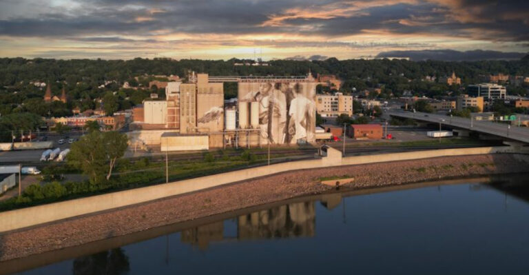 These Giant 135-Foot-High Murals in Minnesota Are the Most Inspiring Artwork in America
