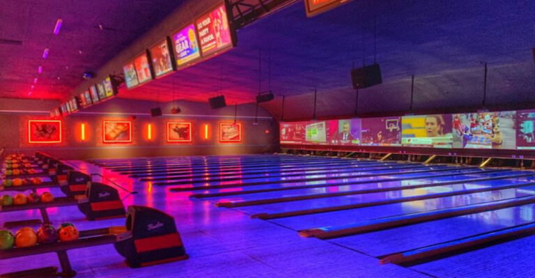 This 82 Lane New Jersey Entertainment Complex Is More Than Just A Bowling Alley