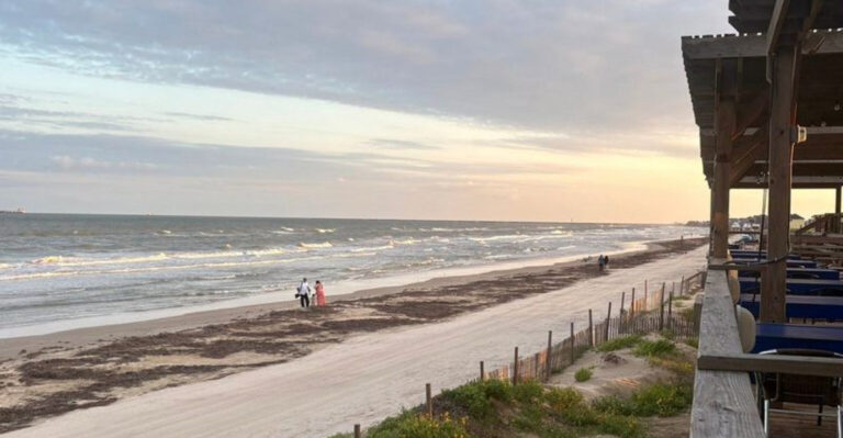 This Beachfront Texas Seafood Spot Serves Gulf Coast Favorites With 200 Feet Of Ocean Views