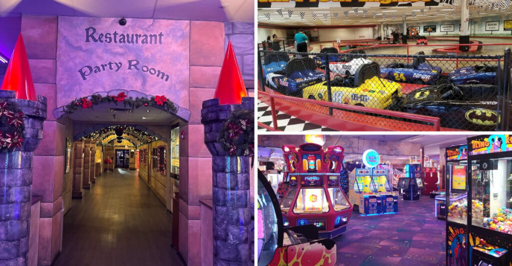 This Castle-Themed Illinois Amusement Center Has Go-Karts, Laser Tag, Mini Golf, and 60,000 Square Feet of Indoor Fun