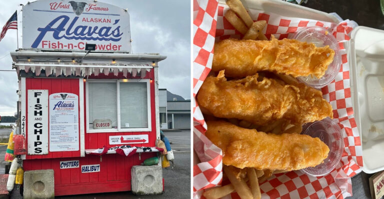 This Hidden Alaska Coastal Town Is Home to a Legendary Fish and Chips Spot That Draws Visitors From Miles Away
