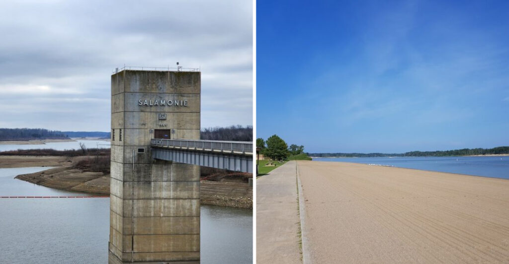 This Indiana Recreation Area Is Named for a Submerged Ghost Town and a Bridge Lost to the Deep