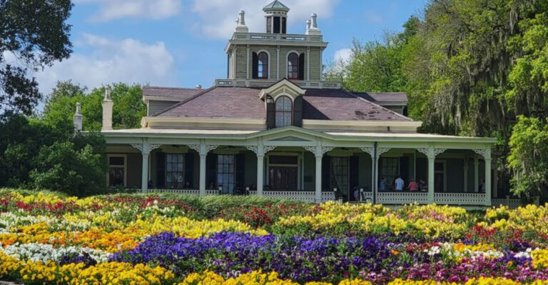 This Louisiana Garden Retreat Has Roaming Peacocks, a Historic Mansion, and a Waterfront Café