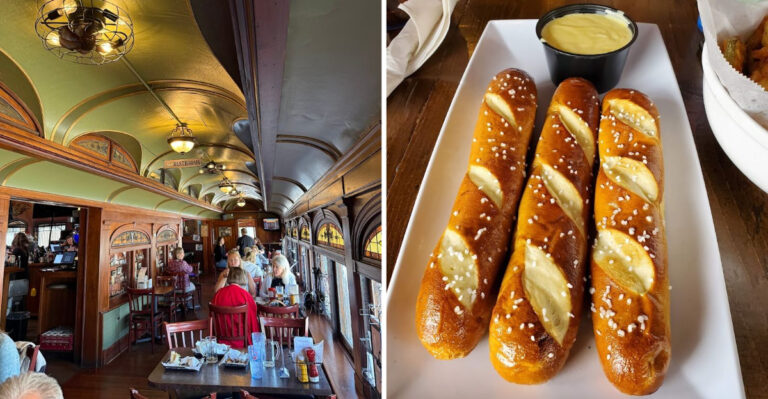 This Restaurant in Illinois Turns a Vintage Train Car Into a One-of-a-Kind Dining Room