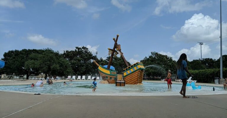 This Underrated Texas Community Pool Features a 23-Foot Pirate Ship — And Admission Is Only $4