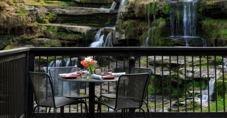 This Waterfall Terrace Restaurant Is One of Pennsylvania’s Most Stunning Dining Spots