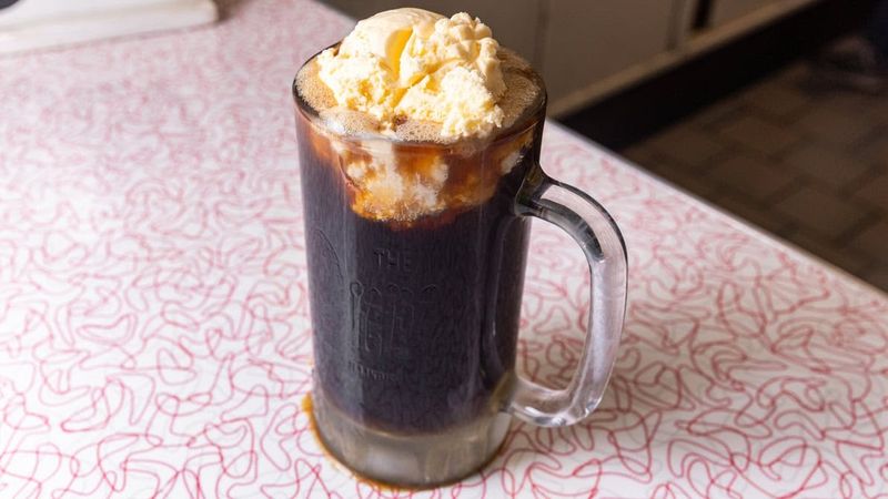 Hand-Cut Fries and Root Beer in a Mug
