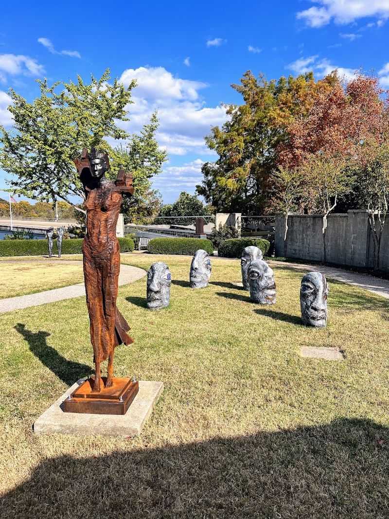 A Peaceful Sculpture Garden Hidden Above the Tennessee River