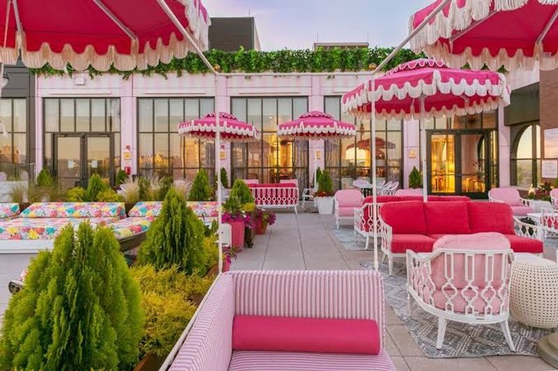A Pink Hotel That Feels Made for the Movies A Pink Hotel That Feels Made for the Movies