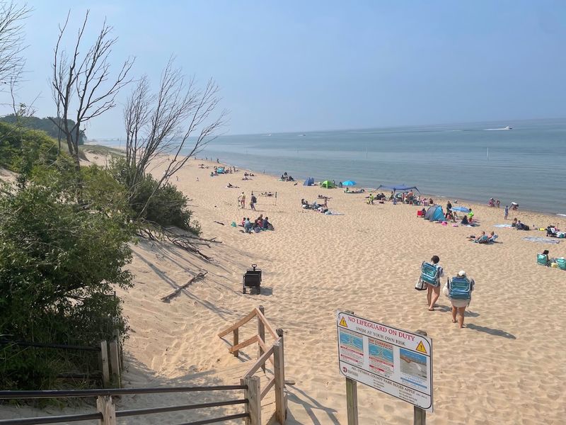 A beach day here can be simpler than expected