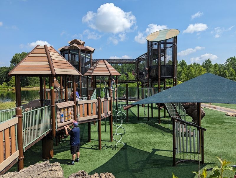 A giant playground that makes kids want to stay all day