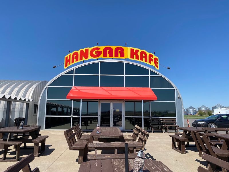 A hidden café at the edge of the runway