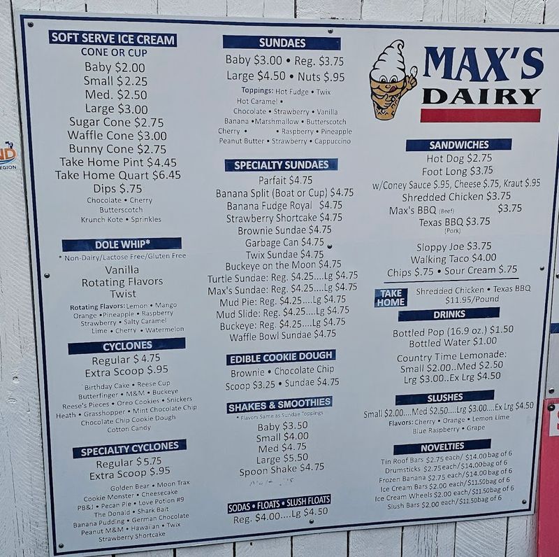 A menu that goes beyond frozen treats A menu that goes beyond frozen treats