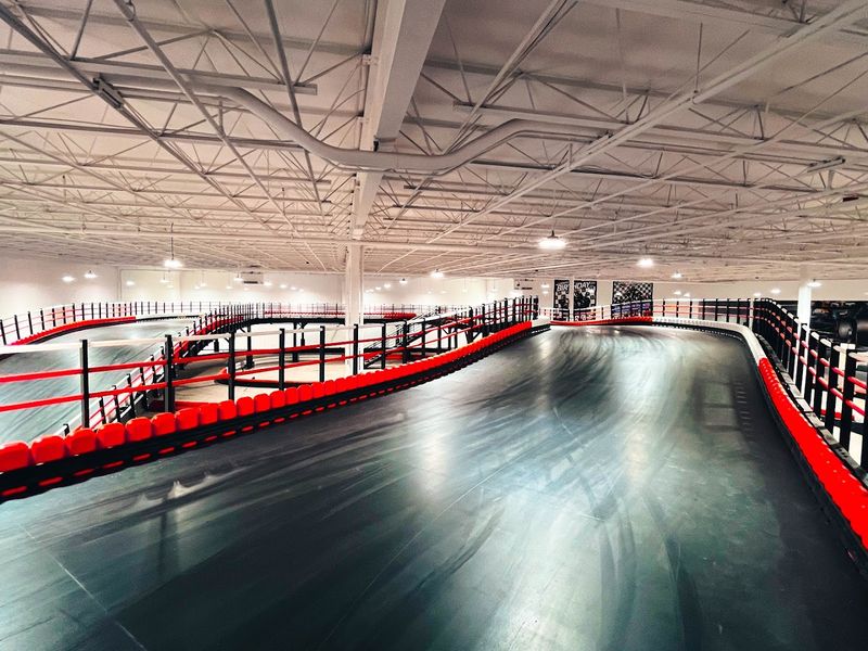 A multi-level track that creates real racing drama
