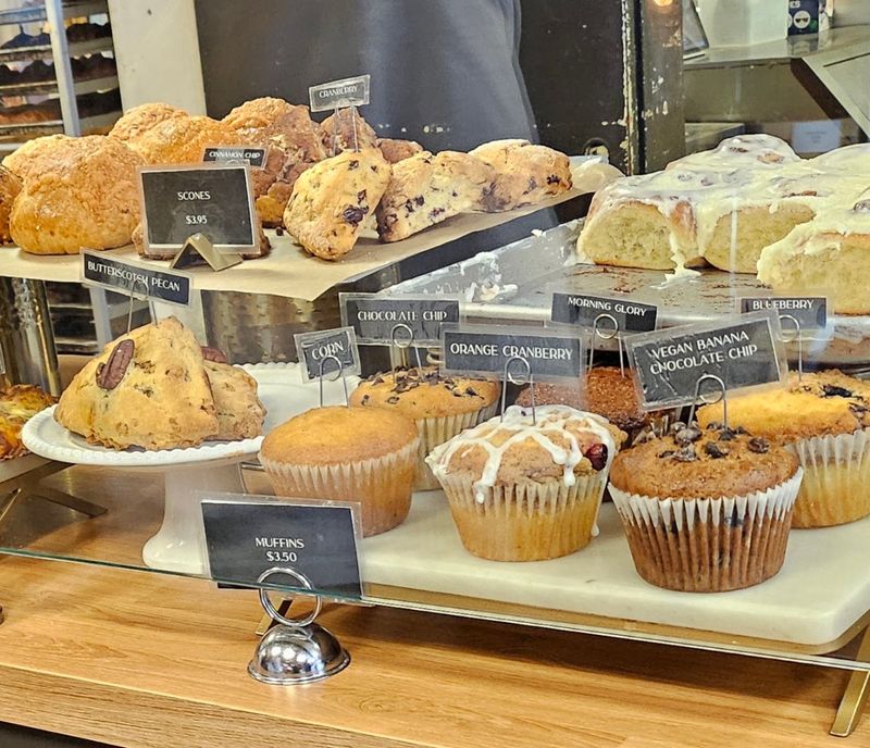 A pastry case full of impossible choices