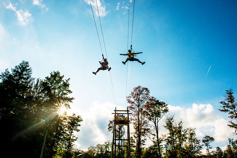 A zipline experience that feels bigger than expected A zipline experience that feels bigger than expected