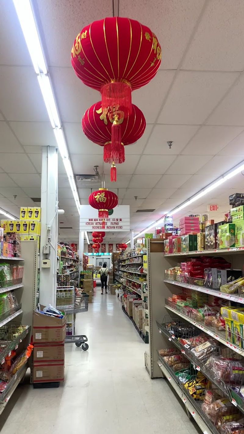 Aisles packed with sauces, noodles, snacks, and surprises