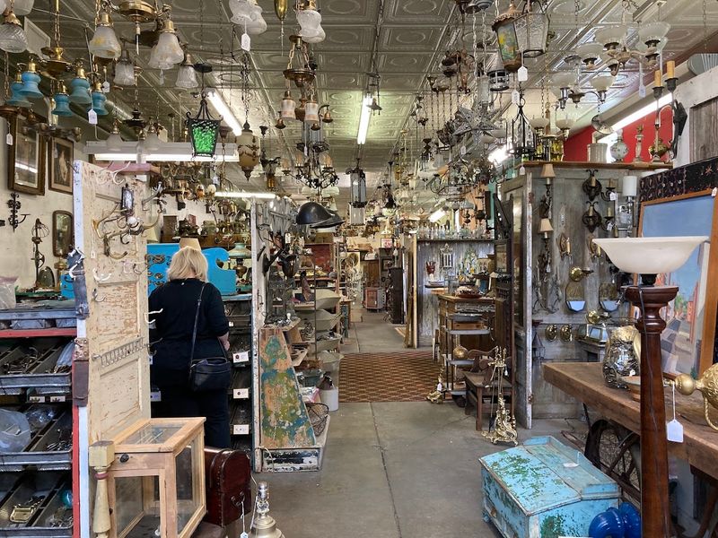 Architectural Salvage Spanning Four Buildings Architectural Salvage Spanning Four Buildings