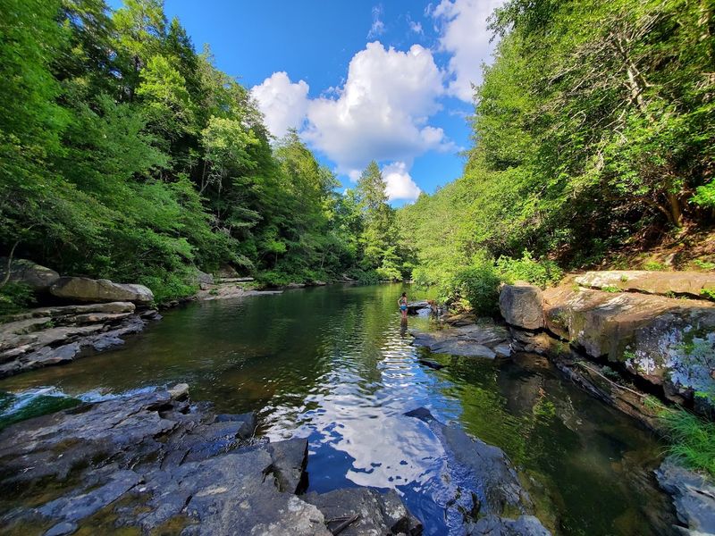 Blue Hole and Greeter Falls — Altamont