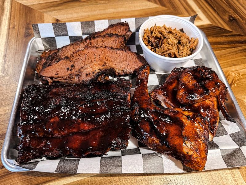 Brisket, pulled pork, and chicken round out the smokehouse appeal Brisket, pulled pork, and chicken round out the smokehouse appeal