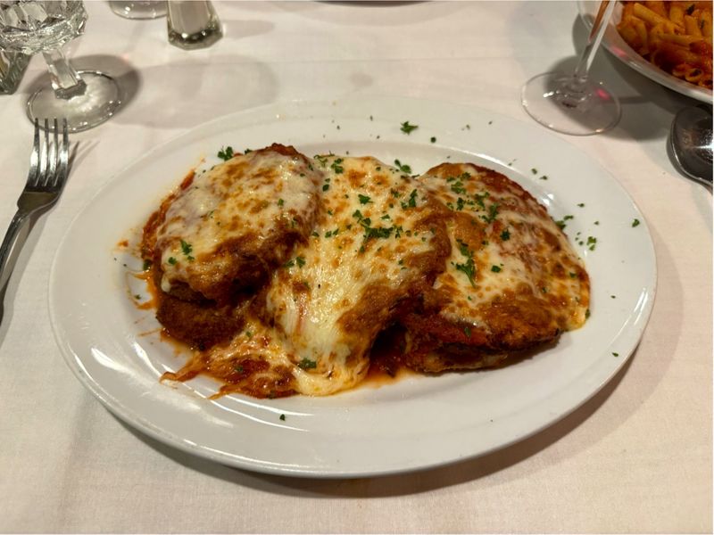 Chicken Parmigiana, Veal, and Pasta Arrive in Seriously Generous Portions Chicken Parmigiana, Veal, and Pasta Arrive in Seriously Generous Portions