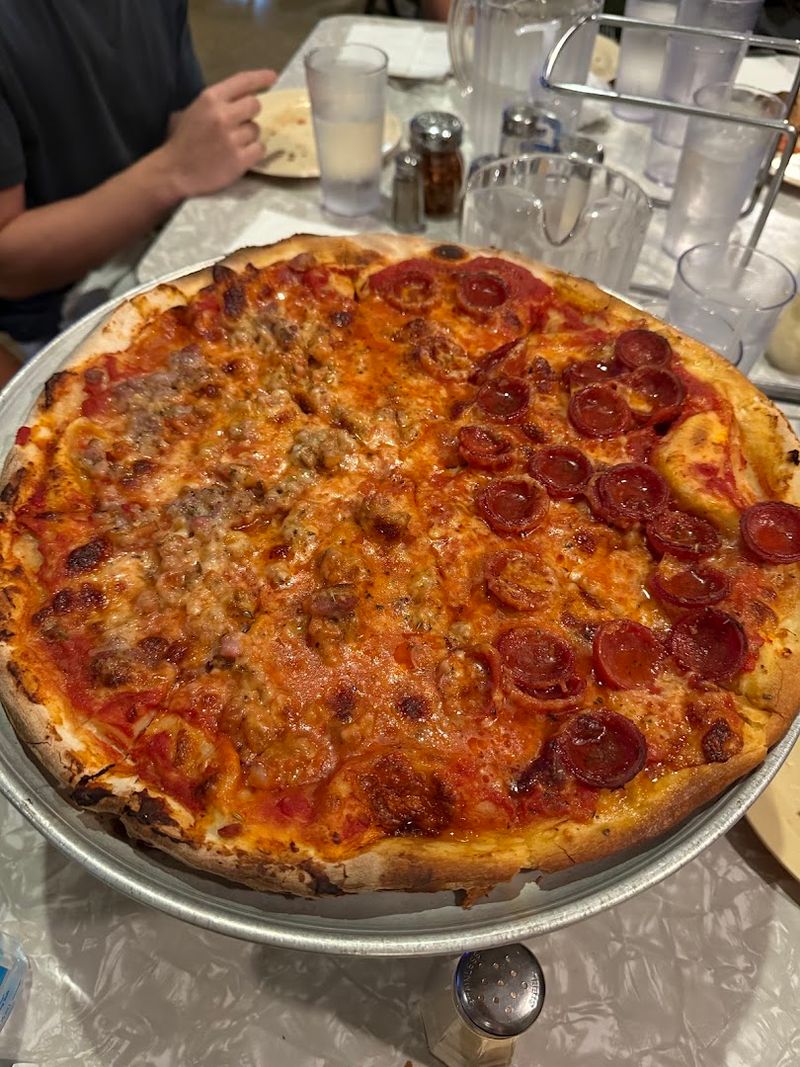 Classic toppings keep every pie refreshingly old school