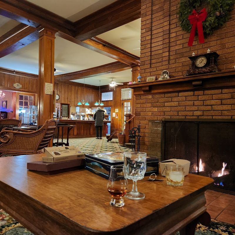 Corner Table by the Fireplace: The Seat Everyone Wants