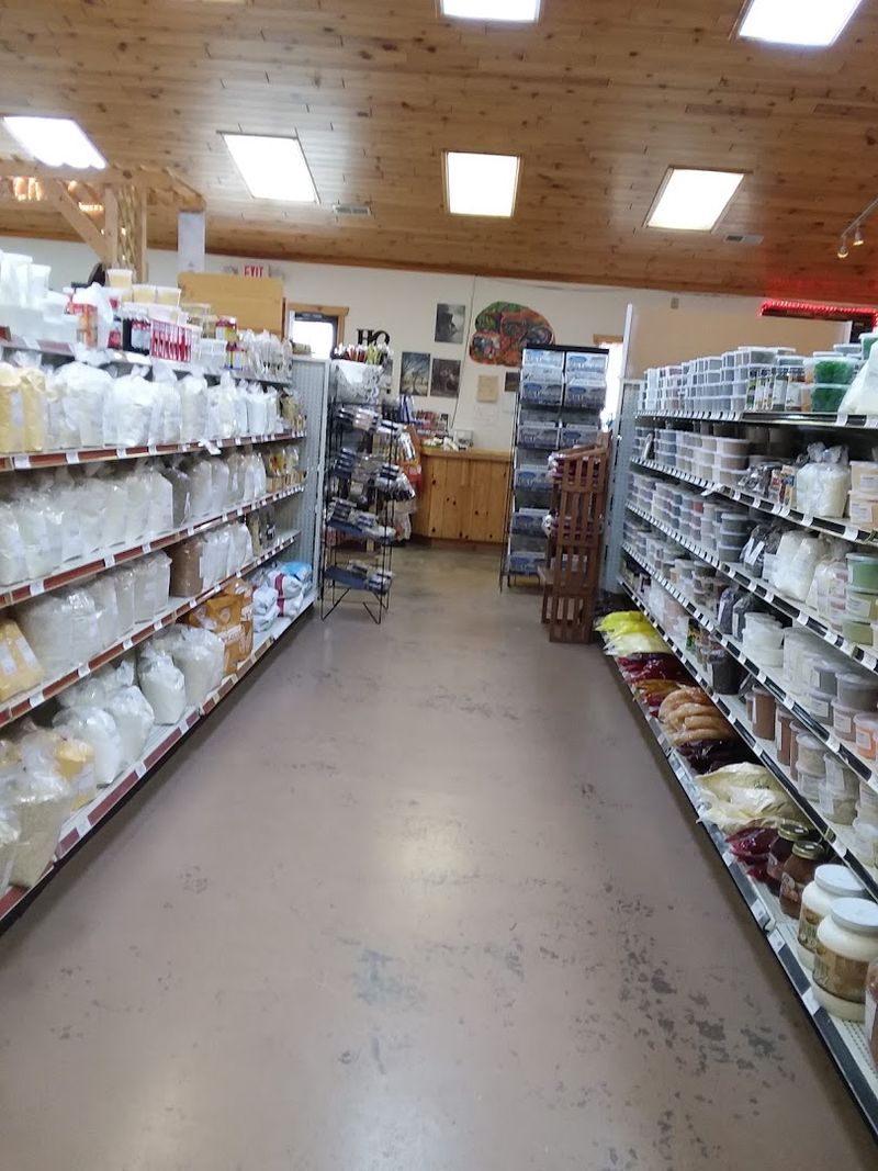 Country Goods And Pantry Staples Fill The Shelves Country Goods And Pantry Staples Fill The Shelves