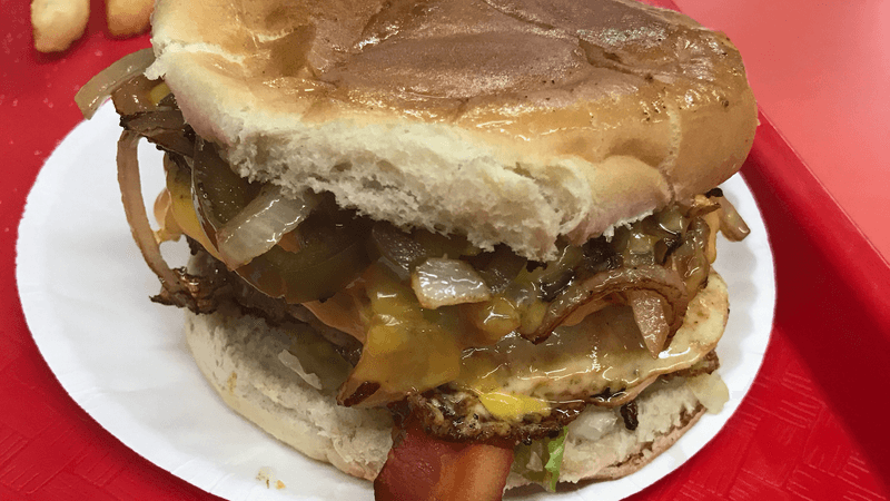 The Legendary Double Cheeseburger The Legendary Double Cheeseburger