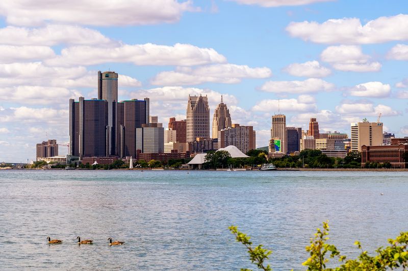 Detroit and Belle Isle Detroit and Belle Isle