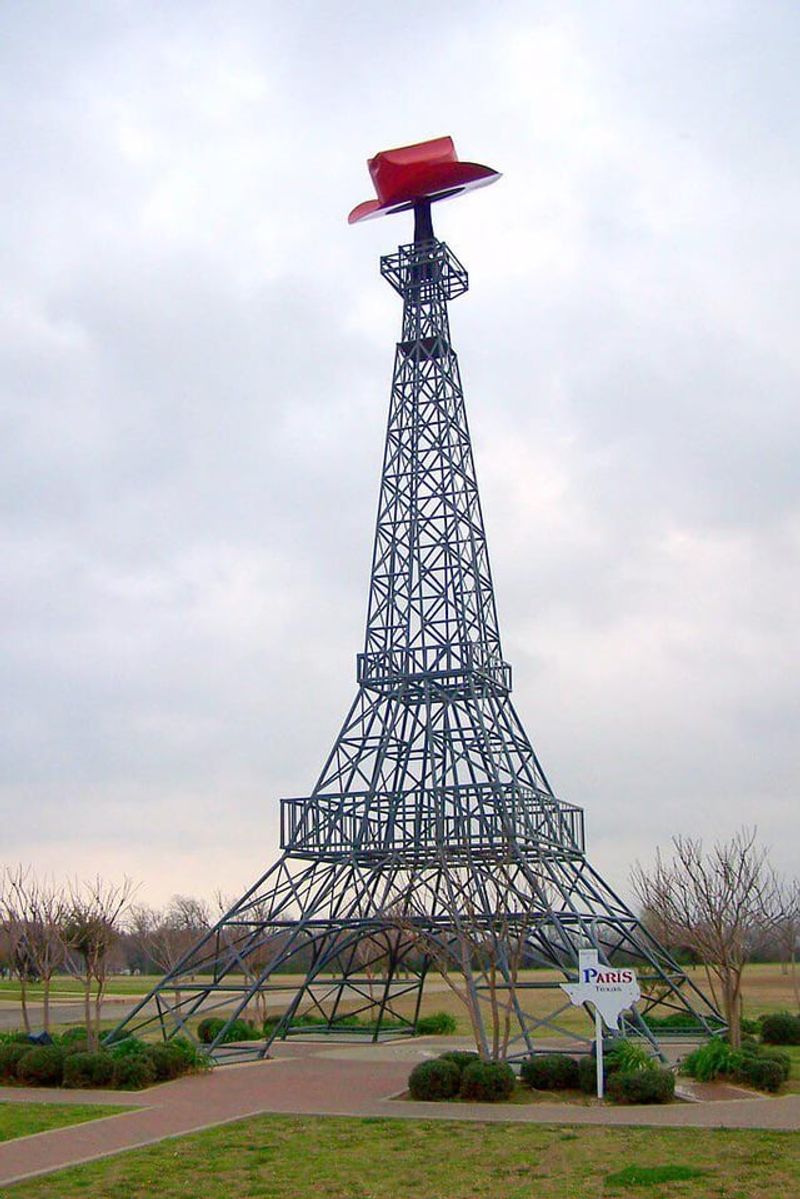 Eiffel Tower With the Red Cowboy Hat (Paris)
