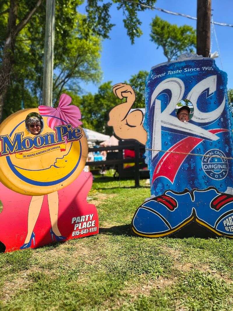 Enjoying an RC Cola and MoonPie Together Enjoying an RC Cola and MoonPie Together