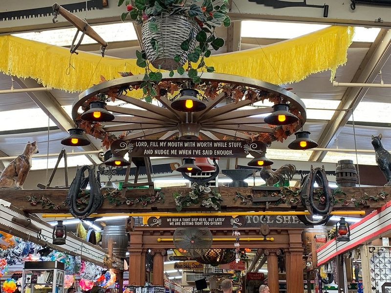 Food, seating, and fair-like energy