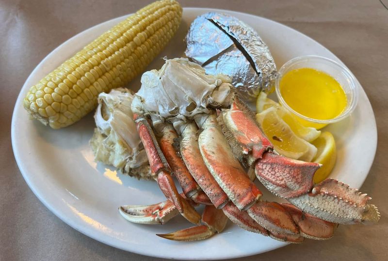 Fresh Blue Claw Crabs Arrive Steamed Seasoned and Ready to Crack Fresh Blue Claw Crabs Arrive Steamed Seasoned and Ready to Crack