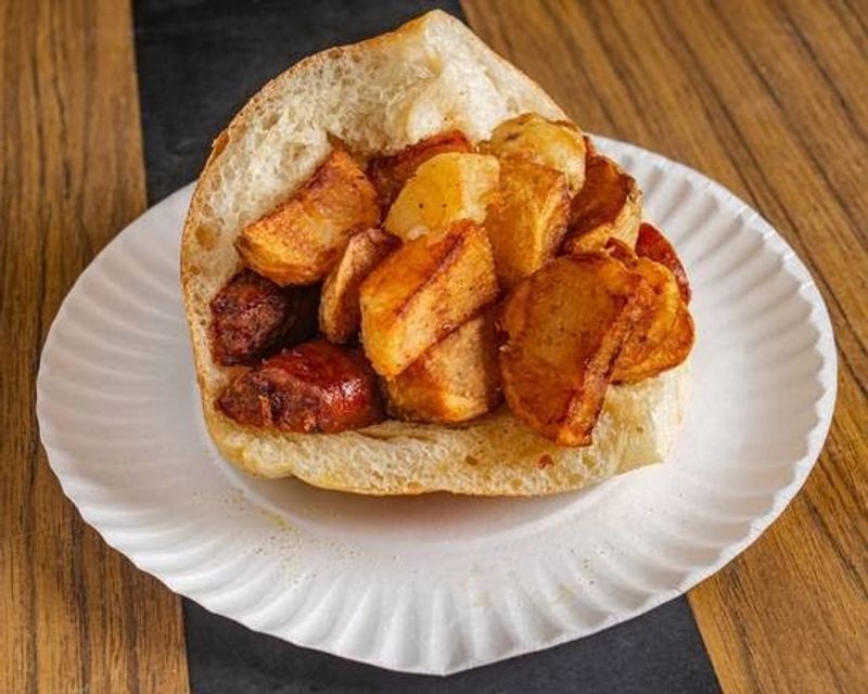 Fried Potatoes, Peppers, and Onions Turn One Sandwich Into a Full Meal Fried Potatoes, Peppers, and Onions Turn One Sandwich Into a Full Meal