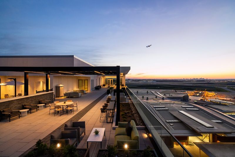 Grab A Table And Watch Planes Come And Go